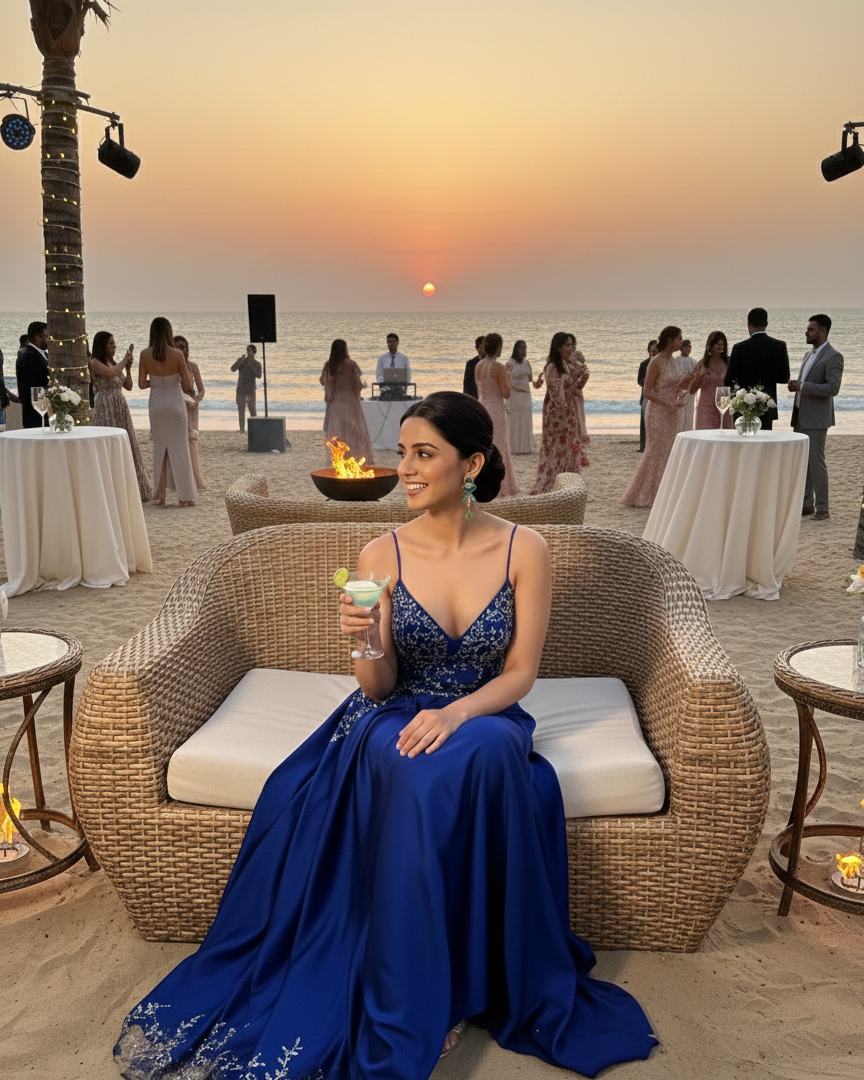 Monstera Muse Drops| Blue | Anti- Tarnish