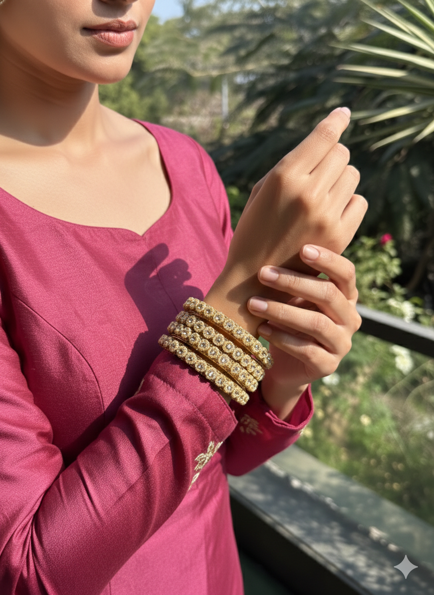 Pearl Diamond Kangans