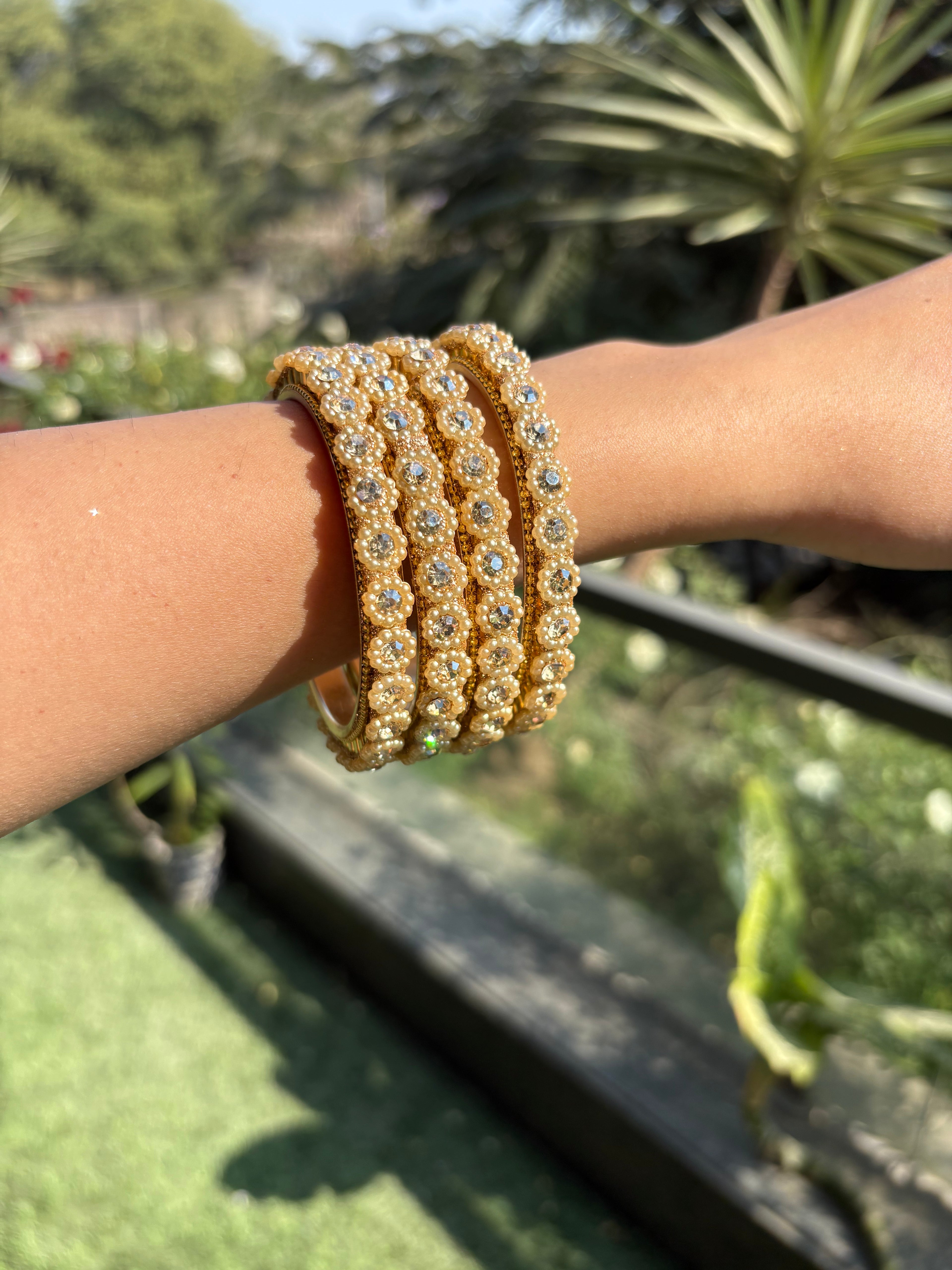 Pearl Diamond Kangans